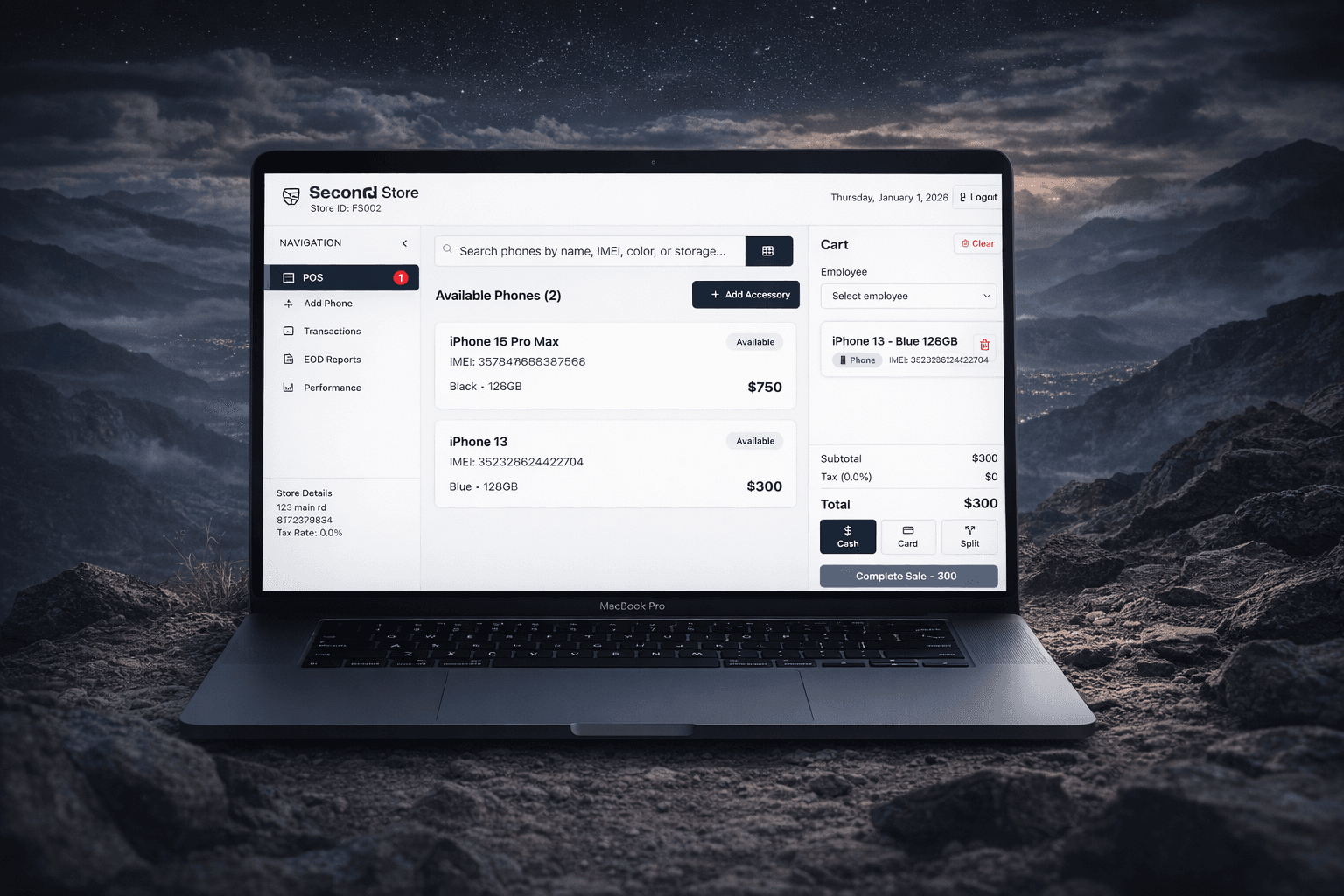 CCPOS — Carrier Connect Point of Sale